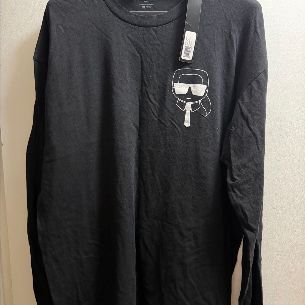 Karl Lagerfeld Logo Long Sleeve Shirt